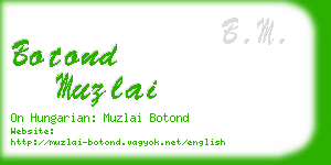 botond muzlai business card